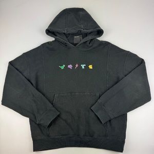 Adidas X Pixar Disney Adult Size S Embroidered Hoodie Black *No Drawstring